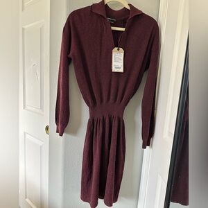Prana Mulberry Knit Milano V-neck dress